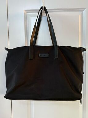 Black Bugatti Tote Bag with Laptop Section and RFID protection